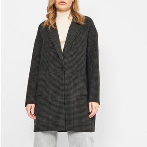 Zara Black Pea Coat for Women